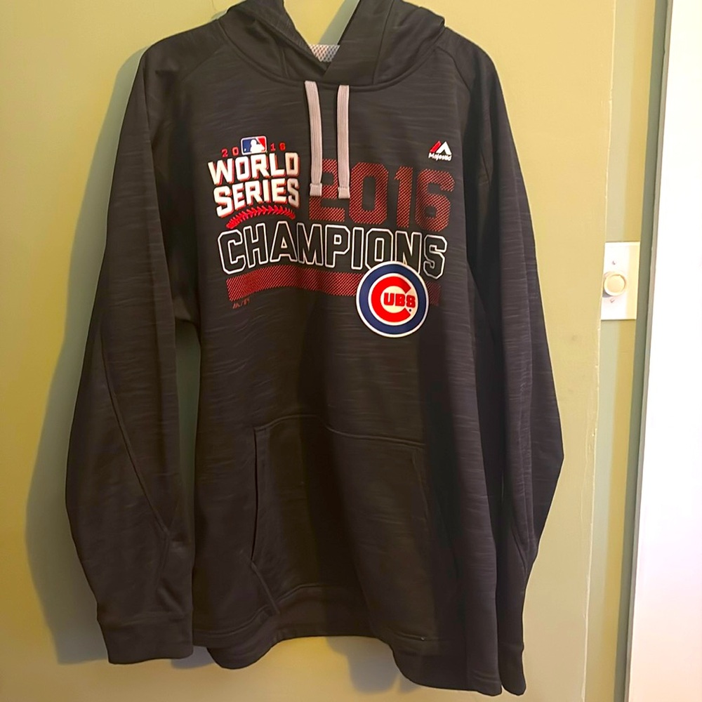 2016 Cubs World Series Championship Hoodie and Cap